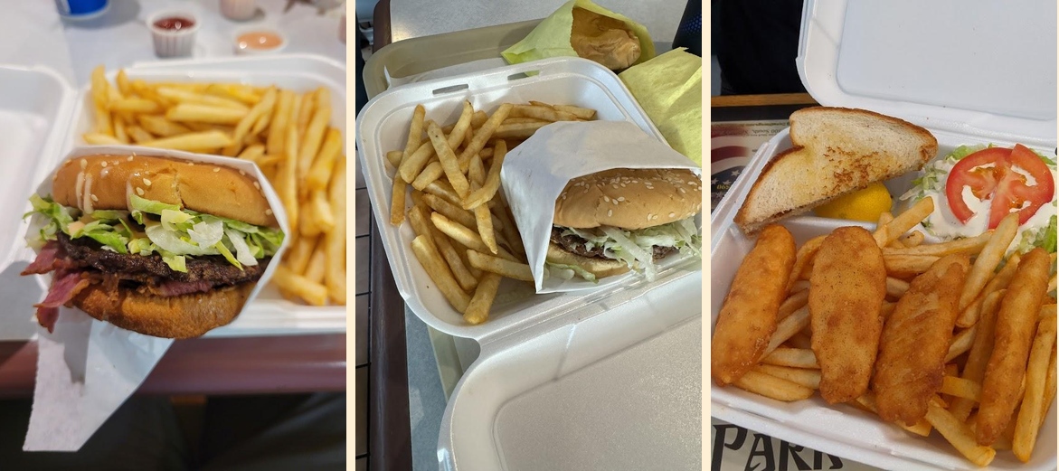 Barry's Parkview Drive Inn Menu