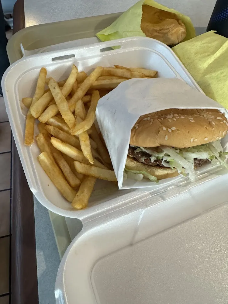 Cheeseburger and Fries