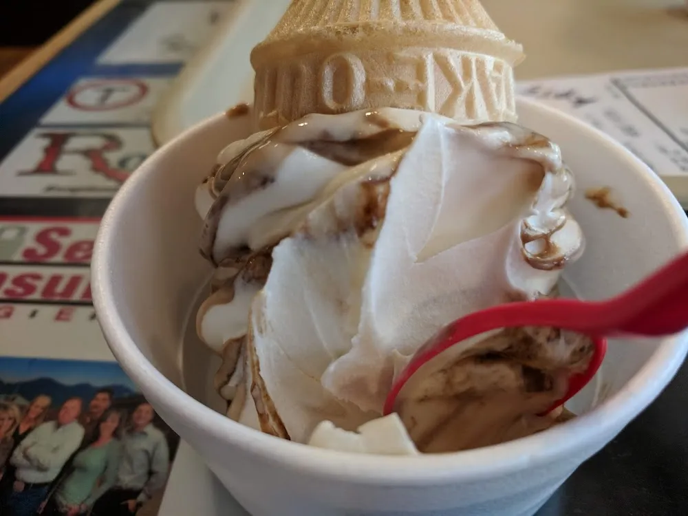 Flavored Ice Cream Cone