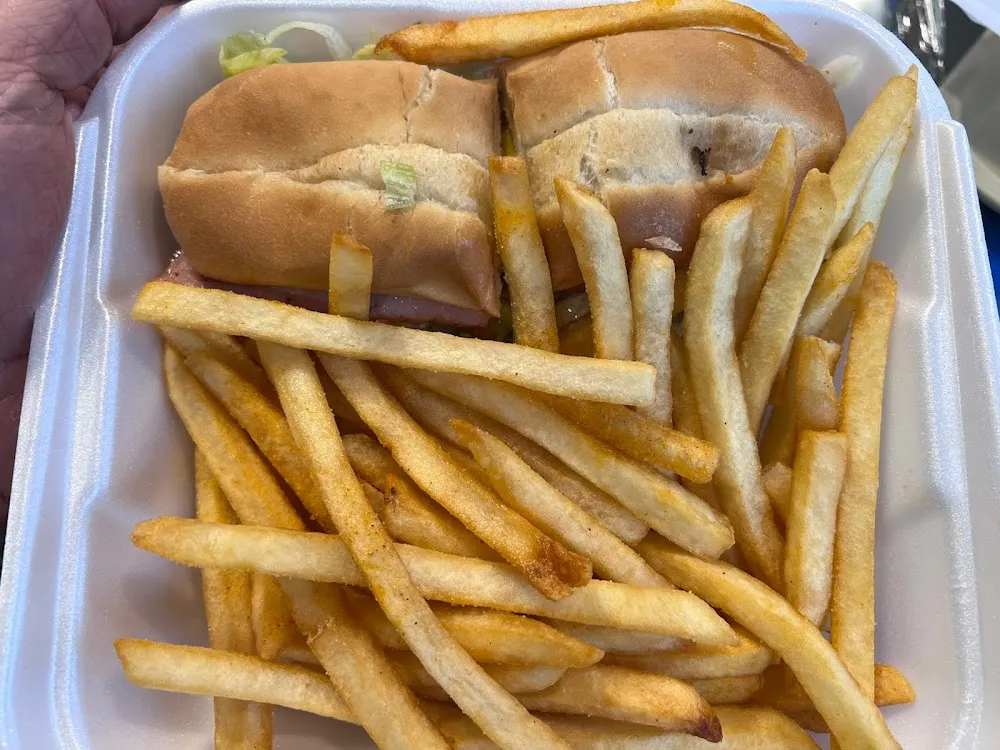 Ham and Cheese with Fries