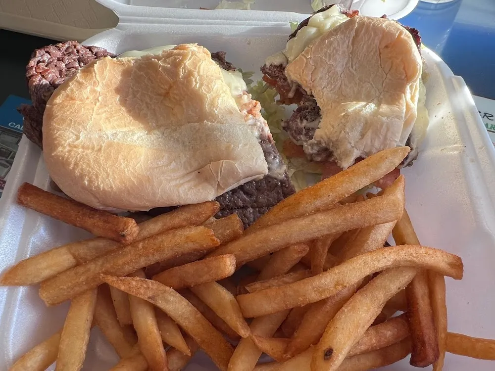 Steak Sandwich and French Fries